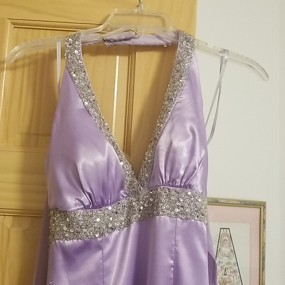 Lavender prom or formal dress